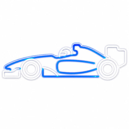 soloLED Letrero Coche deportivo f1 Cartel Luminoso LED Escaparate, Decoración de Pared en Metacrilato, Luz Brillante, aproximadamente 51x21cm alimentación 12v