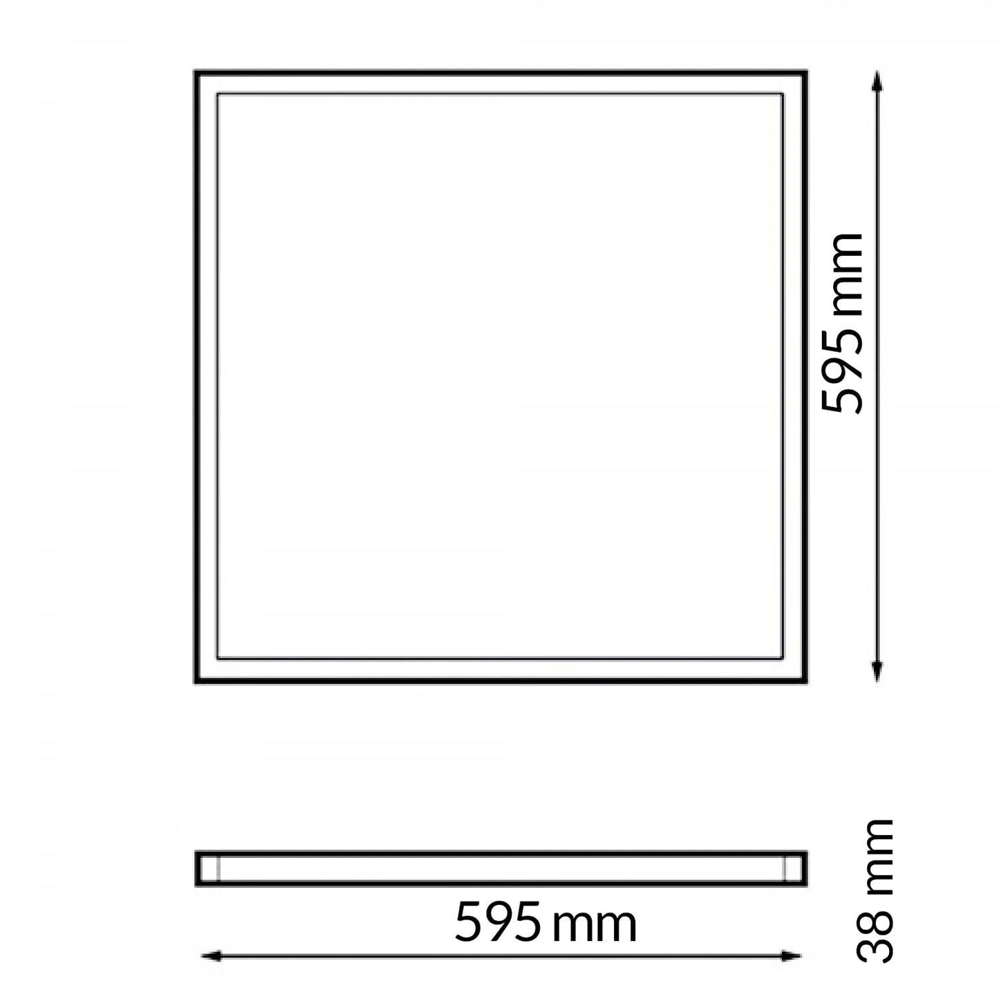 M Ledme - Panel Led de Superficie Rectangular