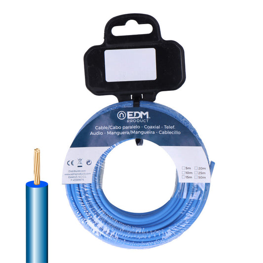 CARRETE CABLECILLO H07Z1-K 2,50 mm² AZUL, 20 m
