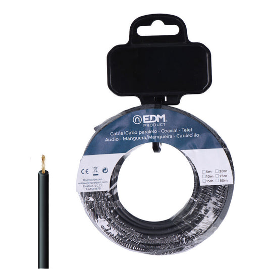CARRETE CABLECILLO H07Z1-K 6,00 mm² NEGRO, 20 m