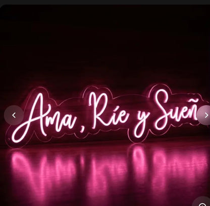 SOLOLED Neon Personalizado Cartel LED Decoración Pared Letrero Neon Luminoso Letras Luce Personalizadas Nombre Carta para Boda Cumpleaños Fiestas Bar Tiendas 85cm aproximadamente 12v