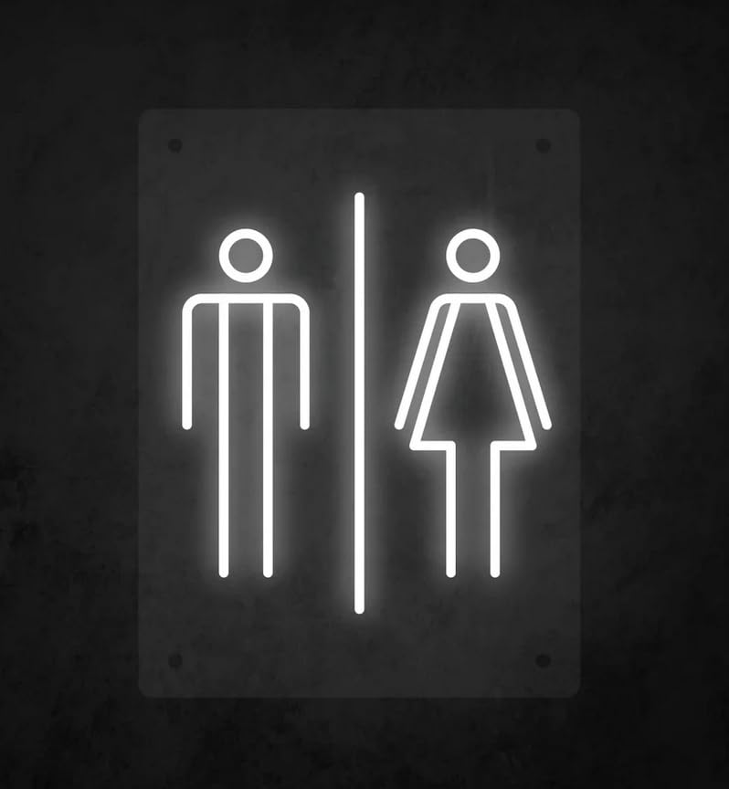 Letrero de neón LED - Baño pequeño