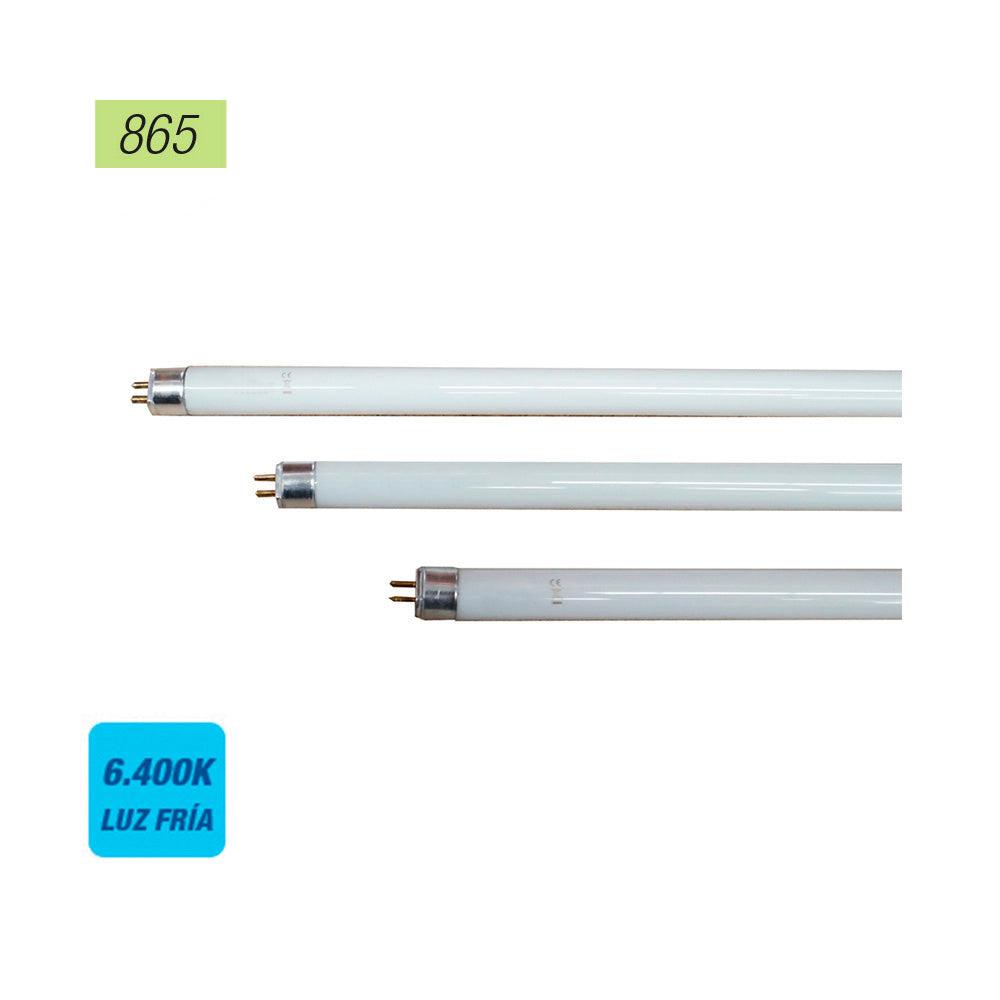 TUBO FLUORESCENTE 06 w 6400 k 260 lm T5 21 cm G5 LUZ FRIA