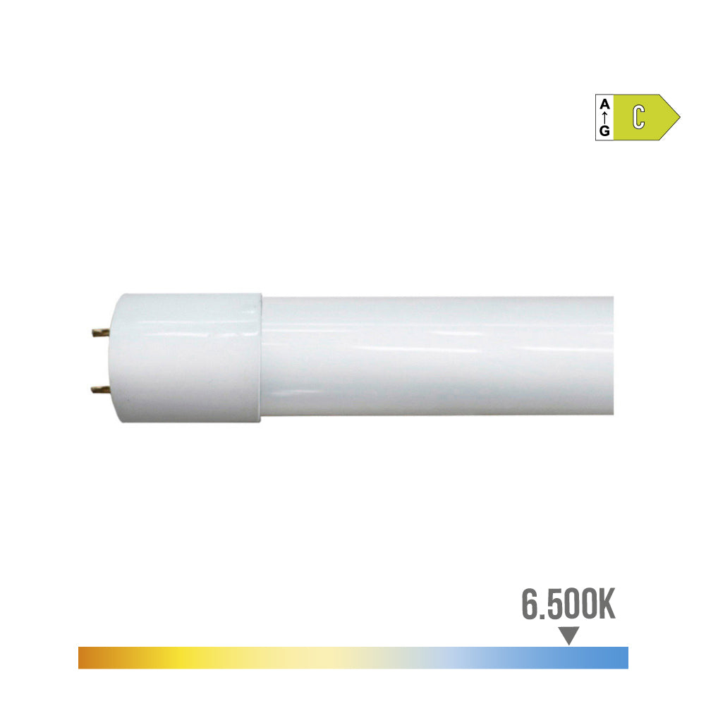 TUBO LED T8 18 W 2.900 lm 6.500 K LUZ FRIA CLASE C (EQ.36W) Ø2,6 x 120 cm