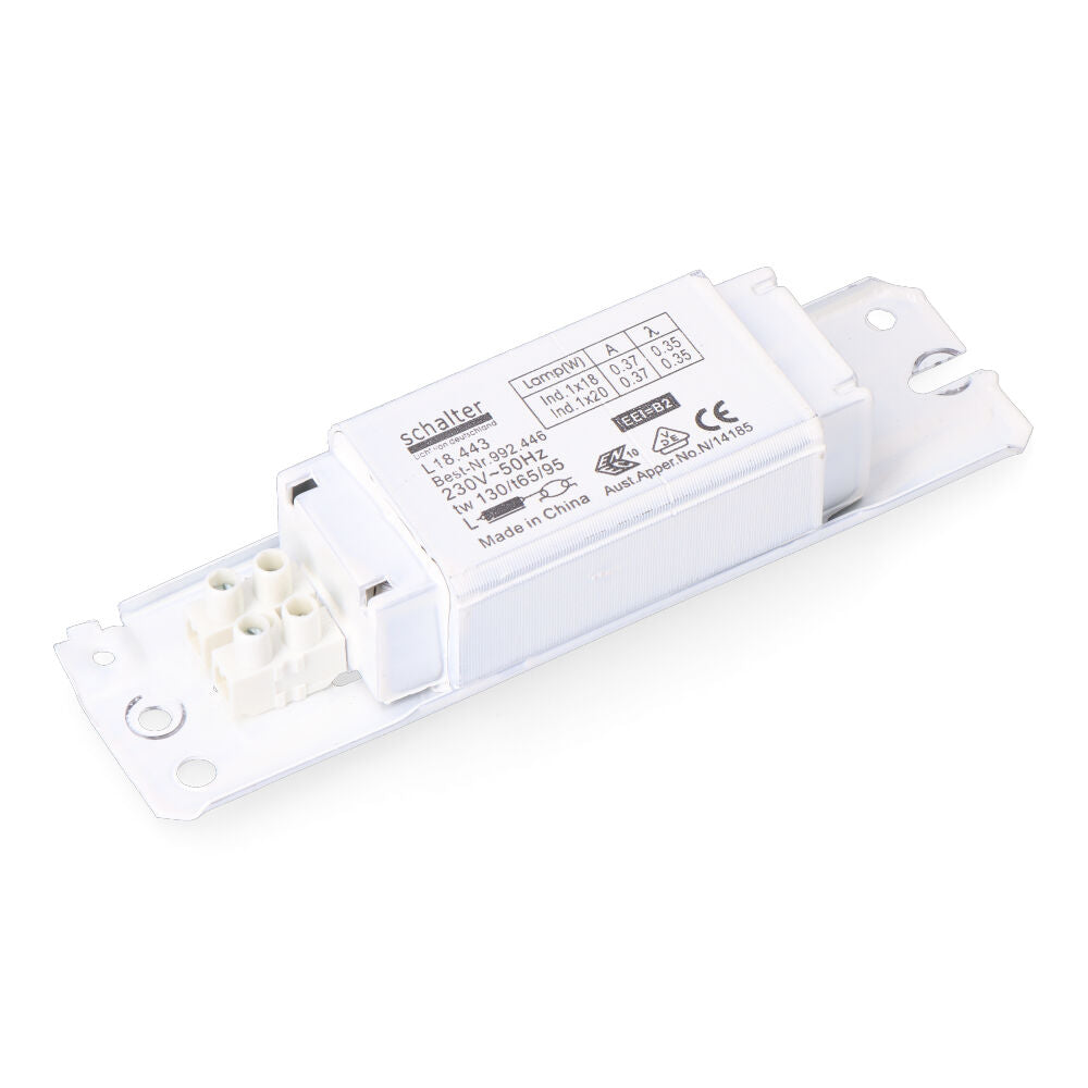 REACTANCIA PARA TUBO FLUORESCENTE 20W 230V EDM