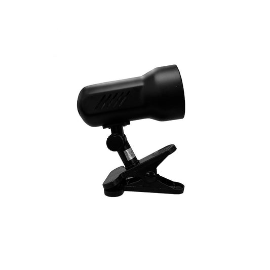FOCO CON PINZA MODELO GALAXY E27 60 W  (BOMBILLA NO INCLUIDA) COLOR NEGRO Ø 8 x 13,5 x 19 cm