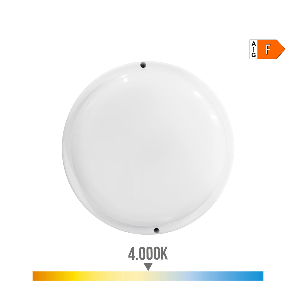 APLIQUE LED REDONDO 18 W 1820 lm 4000 K  LUZ DÍA Ø20,8 x 4,8 cm