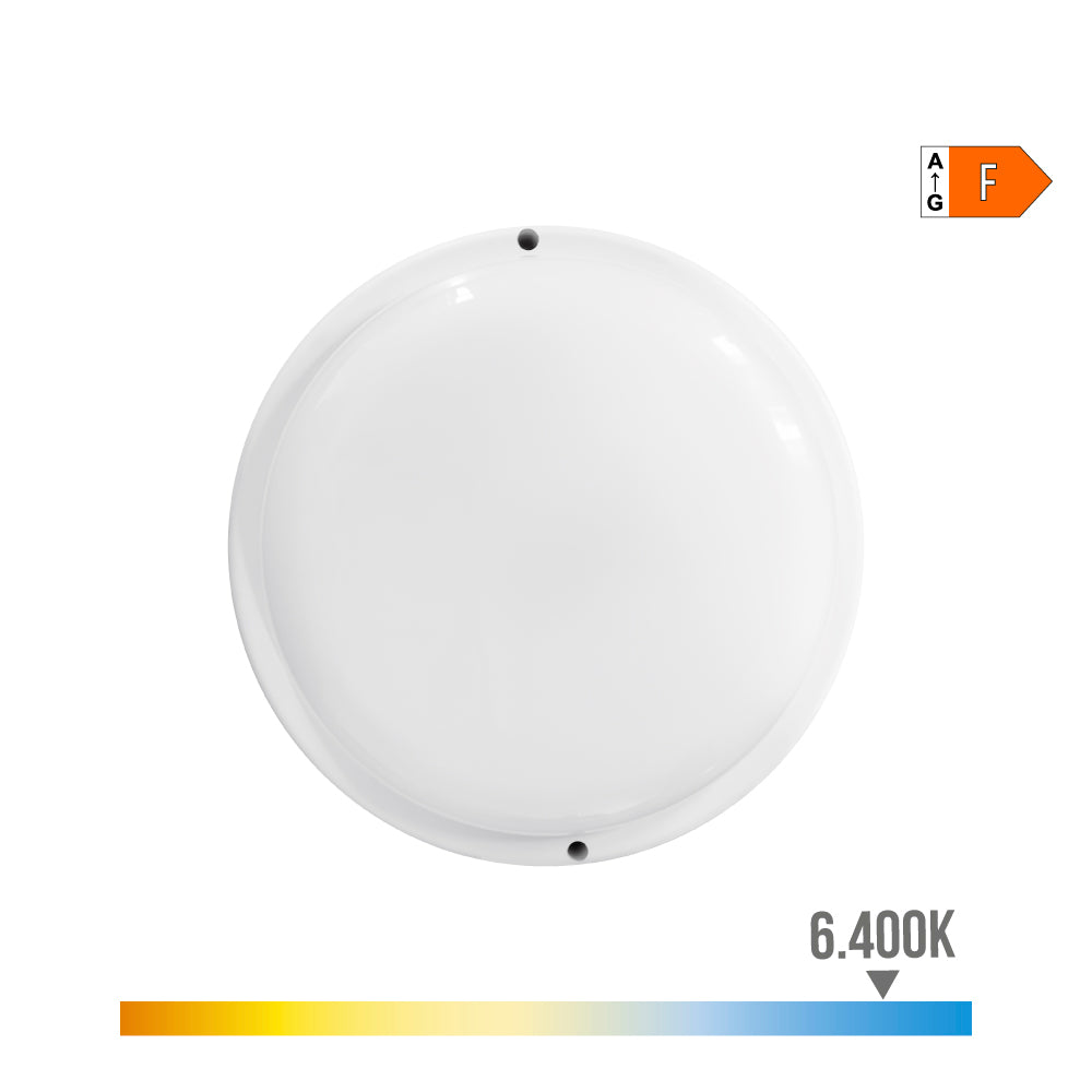 APLIQUE LED REDONDO 18 W 1820 lm 6400 K LUZ FRÍA Ø20,8 x 4,8 cm