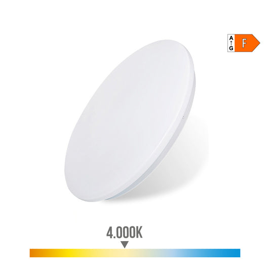 APLIQUE LED CIRCULAR DE SUPERFICIE 12 W 4000 K 1160 lm COLOR BLANCO Ø25 x 6,2 cm