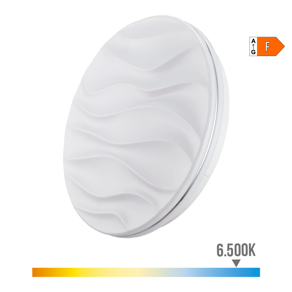 APLIQUE SUPER LED DE SUPERFICIE MODELO DESERT 18 w 6500 k 1820 lm Ø33 x 6,8 cm