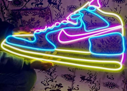 Zapatos Pista led Letrero neón Zapatos Deportivos Luces de neón Tienda Zapatillas Sala Juegos decoración recinto Deportivo Dormitorio Bar Sala Arte
