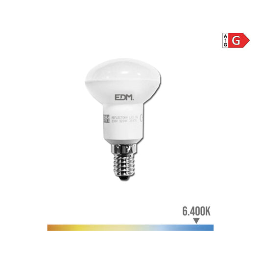 BOMBILLA REFLECTORA LED R50 E14 5 W 400 lm 6400 K LUZ FRIA Ø5,0 x 8,6 cm