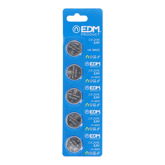 MICRO PILA DE BOTON LITIO MAX-PRO CR2016 3V Ø20x1,6mm
