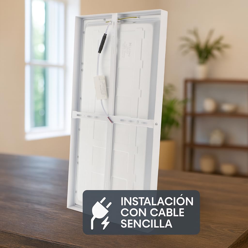 M Ledme - Panel Led de Superficie Rectangular