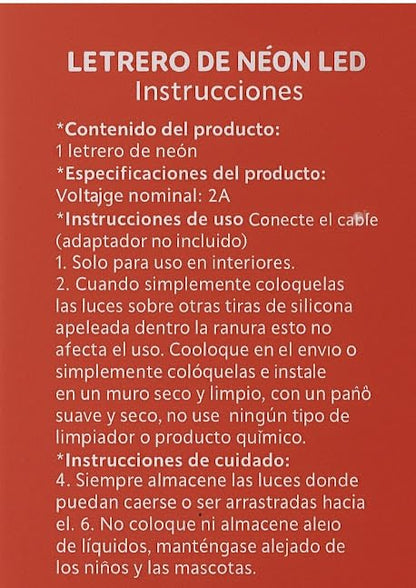 Letrero Neón a elegir con horóscopo astrológico, Luz neón LED, Colores a elegir,con base metacrilato transparente,cadena,cable de 1.5 m y alimentación 12v medidas 40 cm de alto