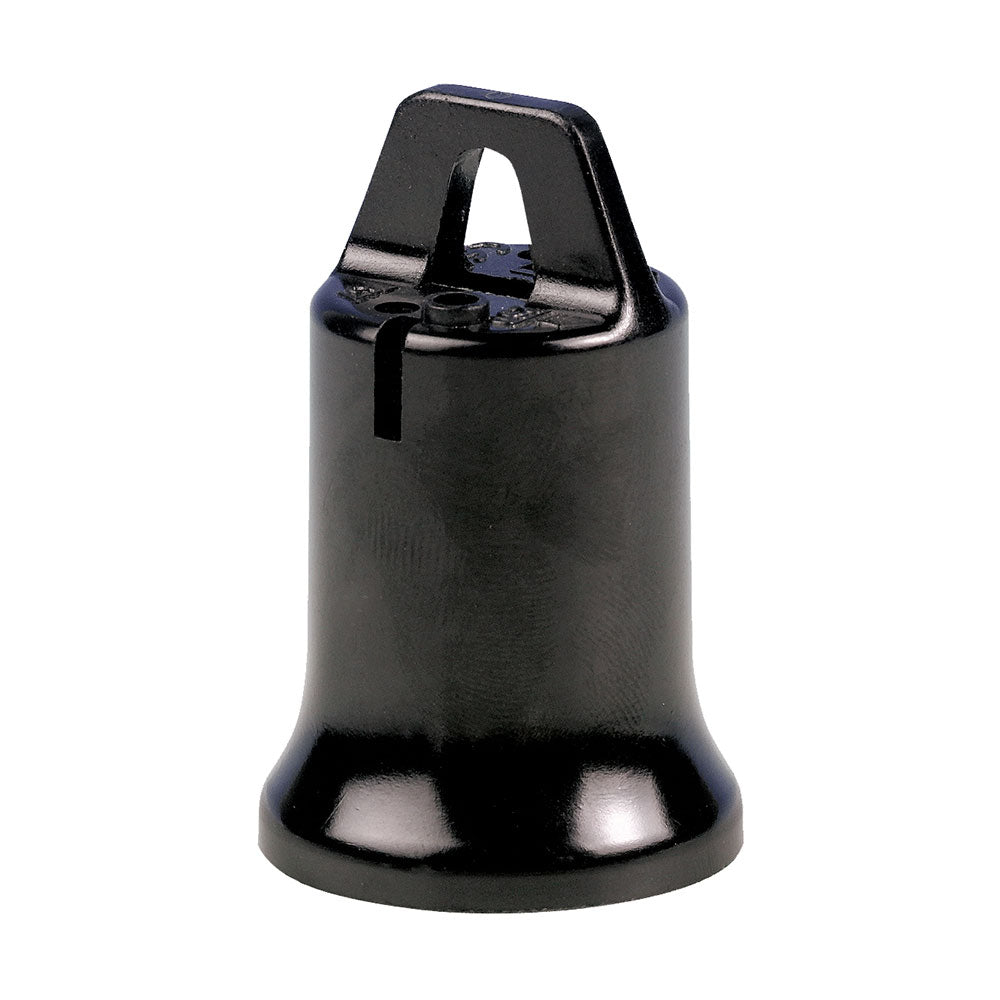 PORTALÁMPARAS E-27 "PROVISIONAL DE OBRA" NEGRO