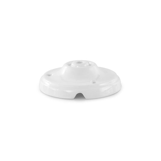 FLORON DE Ø105mm PORCELANA SERIE VINTAGE BLANCO INCLUYE KIT DE MONTAJE