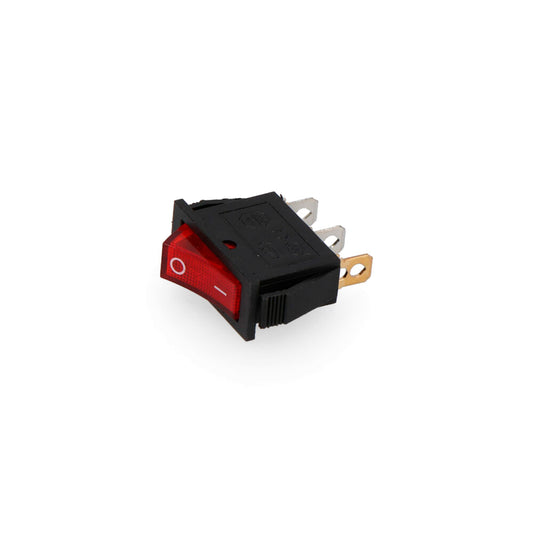 INTERRUPTOR LUMINOSO EMPOTRADO ESTRECHO 15A NEGRO
