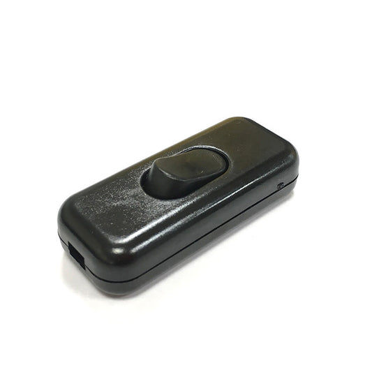 INTERRUPTOR DE PASO, 4A 250V~, NEGRO (RETRACTILADO)