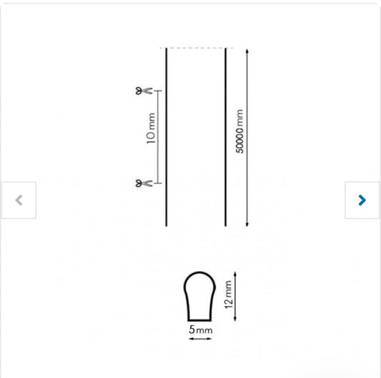 Neón - flexible 12VDC, 14W/m, 50 metros, 1200 lm/m, colores: azul, rojo, rosa, verde, morado, dorado, naranja, medidas: 5000x5x12 mm* elige tú color al comprar y mándalo por chat con tu envío