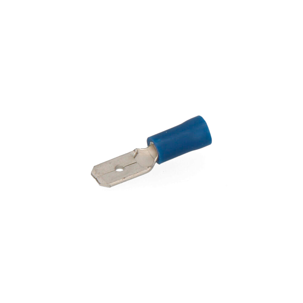 TERMINAL FASTON 6,3 mm MACHO PREAISLADO, BOLSA 100 uds
