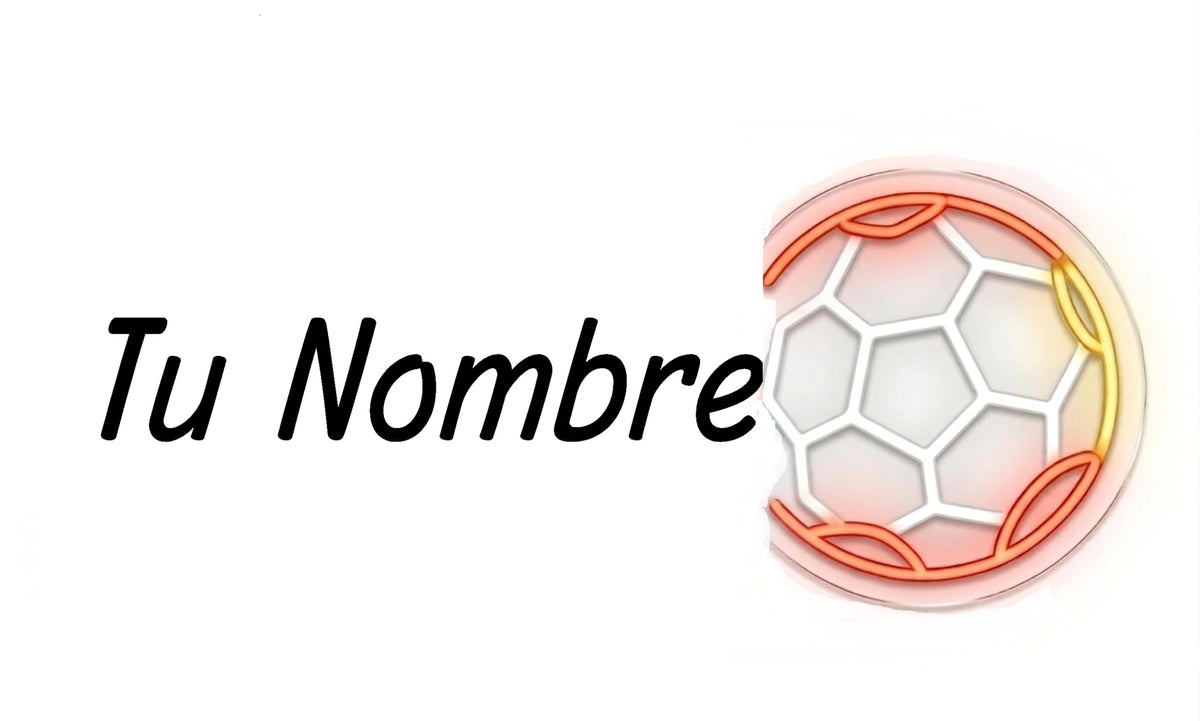 Neón LED GOL Letrero Luminoso de Fútbol Decoración de Pared para Habitación Infantil, Zona Gamer o Bar,Artesanal Hecho en España (cadena,cable de 1.5 m y alimentación 12 v medidas 40x,30cm