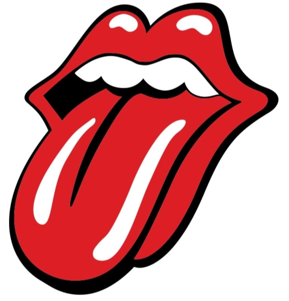 Letrero de Neón LED Decorativo, Diseño de Labios Rojos Stones, Luz de Pared para Bar