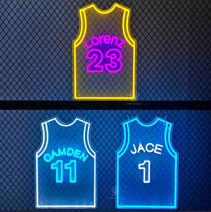 Letrero Neón LED Baloncesto Personalizado con Nombre | soloNEON