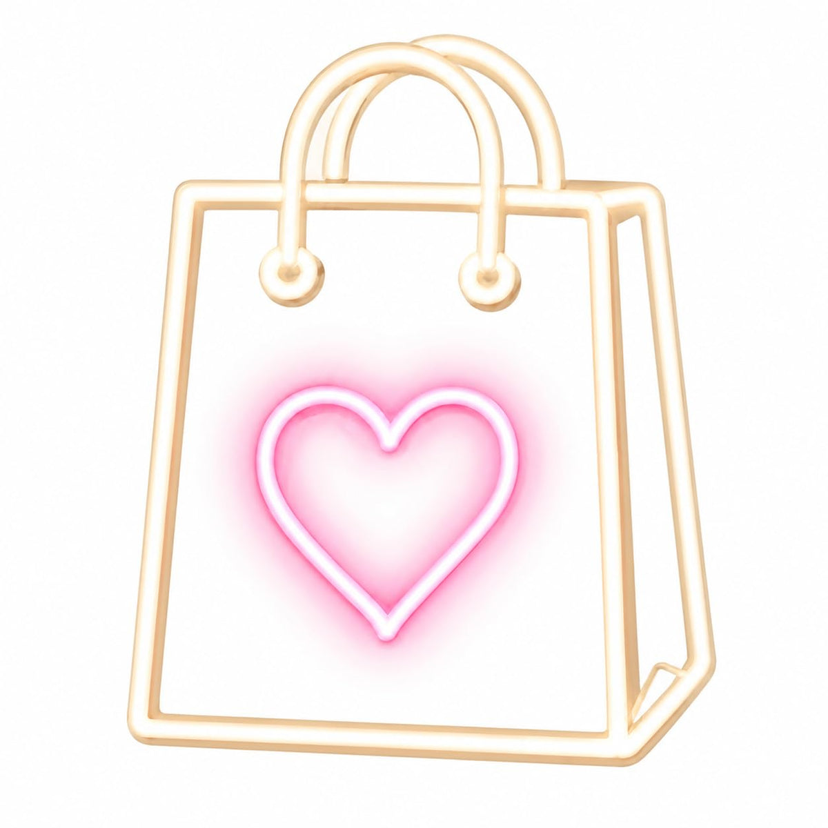 SoloLED Letrero Neón LED bolsa Tienda Ropa 40cm aproximadame alimentación 12v