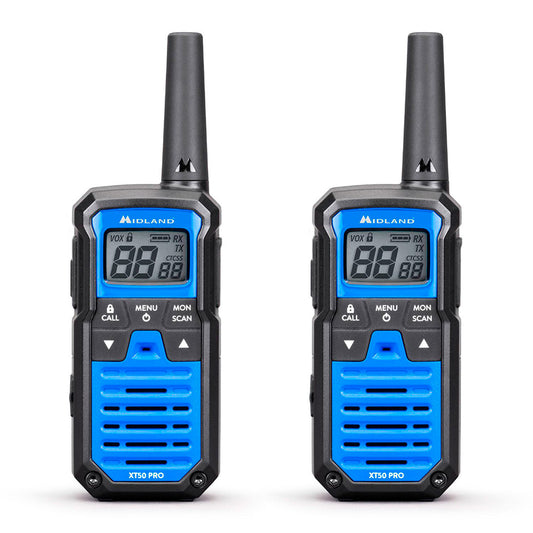 WALKIETALKIES XT-50 PRO C1464, 16 CANALES PMR446, AZULES