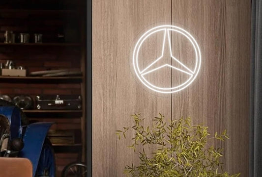 Luz LED de Neón para Logo de Coche, Iluminación Decorativa para Automóvil