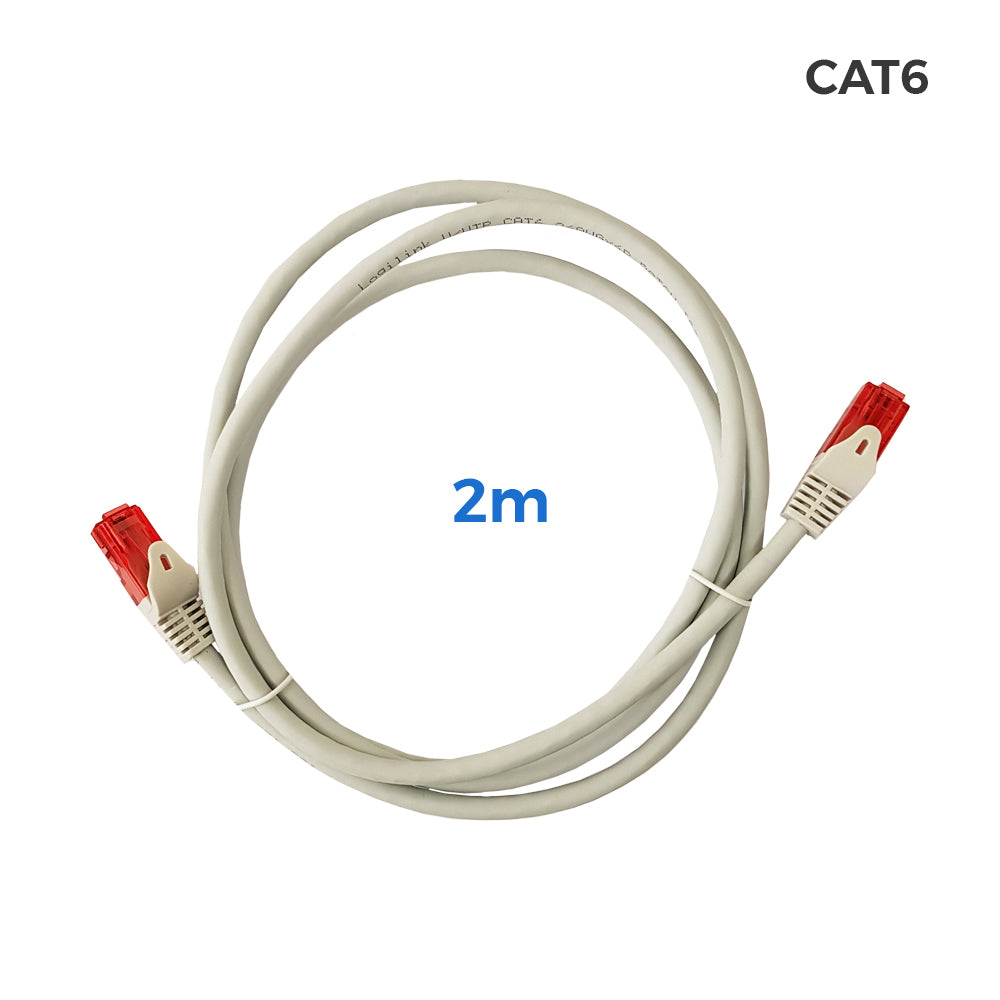 CABLE UTP CAT.6 LATIGUILLO RJ45 COBRE LSZH GRIS 2 m