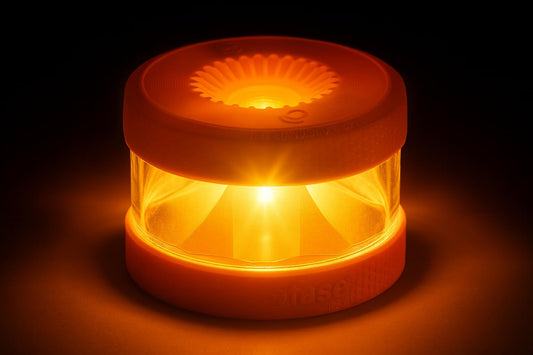 Genérico Baliza v16 Homologada DGT - Incluye Gafas de Conducción Nocturna - APP Incluida - Luz de Emergencia con Geolocalizador - Proporciona Geolocalización a la DGT - Color Naranja