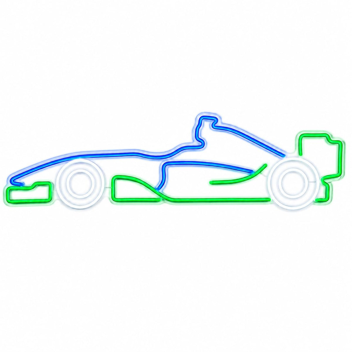 soloLED Letrero Coche deportivo carrera Cartel Luminoso LED Escaparate, Decoración de Pared en Metacrilato, Luz Brillante, aproximadamente 51x21cm alimentación 12v