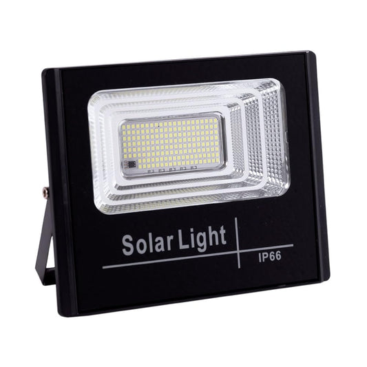 Proyector LED Solar 65W 6500K Panel: 6V/8W Batería: 3,2V/5000MaH Control Remoto [HO-SOLARFL-65W-01] | Greenice