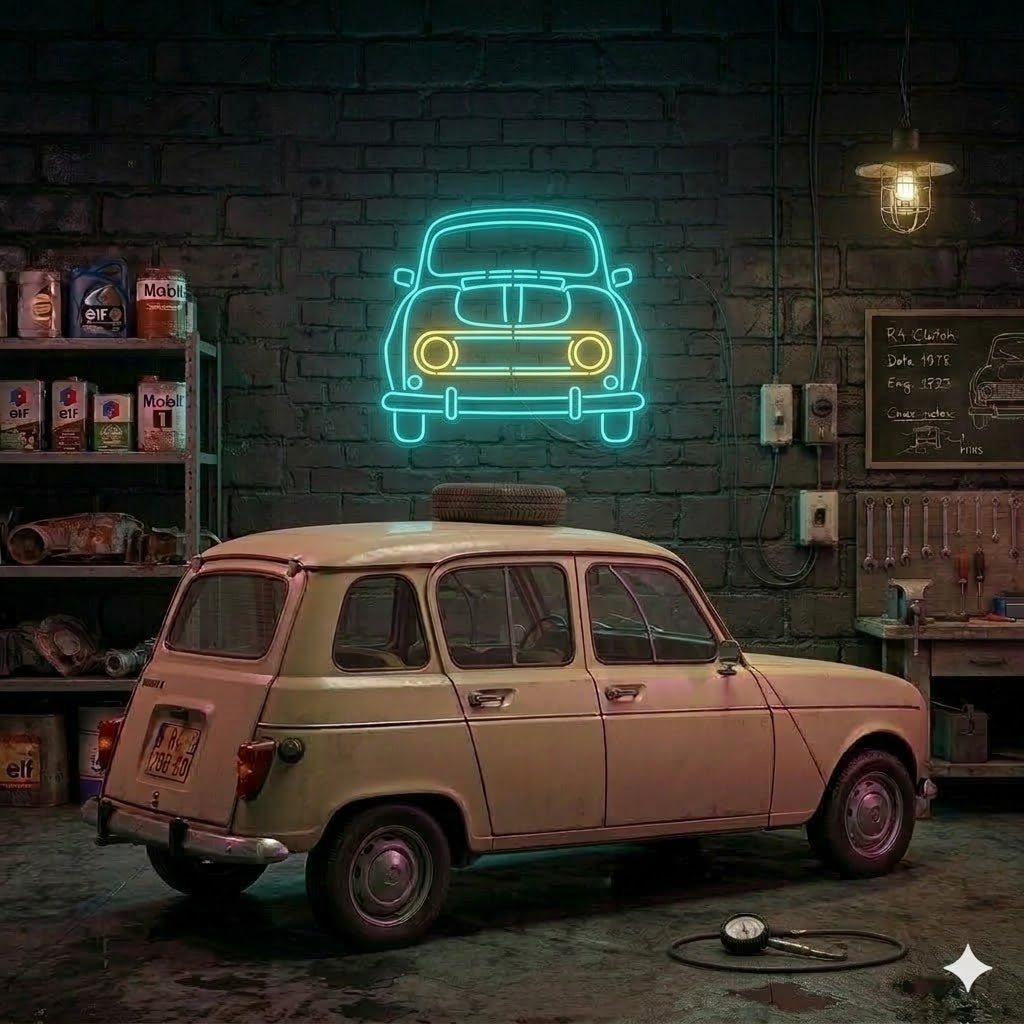 Letrero Luminoso de Neón LED, Diseño inspirado en el Clásico