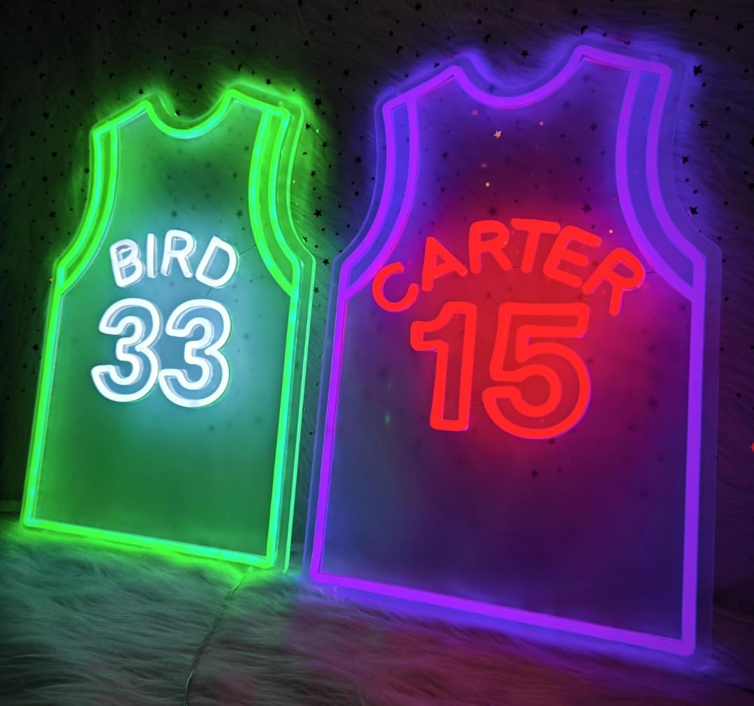 Letrero de Neón LED Personalizado de Baloncesto, Decoración para Habitación, Regalo para Jugadores