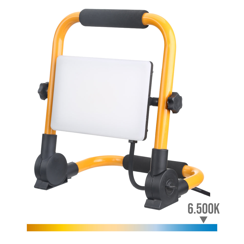 FOCO PROYECTOR LED CON PIE 50 W 5400 lm 6000 K LUZ FRÍA 26 x 17,53 x 28,38 cm