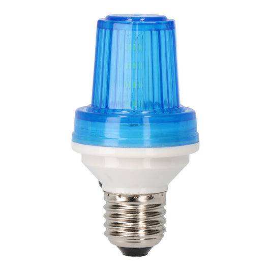 BOMBILLA FLASH LED E27 1 W COLOR AZUL