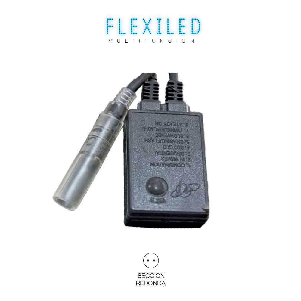 PROGRAMADOR TUBO FLEXILED IP44 MAX 50 m