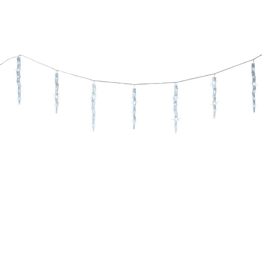 CORTINA LED CARÁMBANOS 60 LEDS, LUZ FRÍA, EXTERIOR, 3,6 m