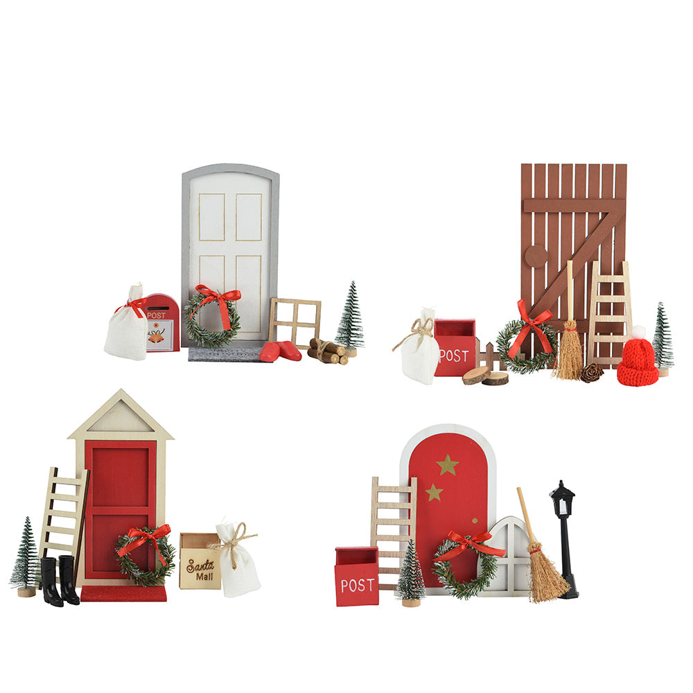 PUERTA MÁGICA DE NAVIDAD, 9 x 18 cm, MODELOS VARIADOS