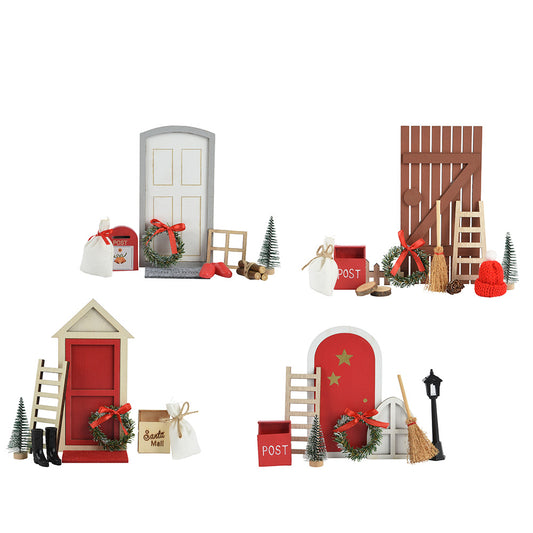 PUERTA MÁGICA DE NAVIDAD, 9 x 18 cm, MODELOS VARIADOS