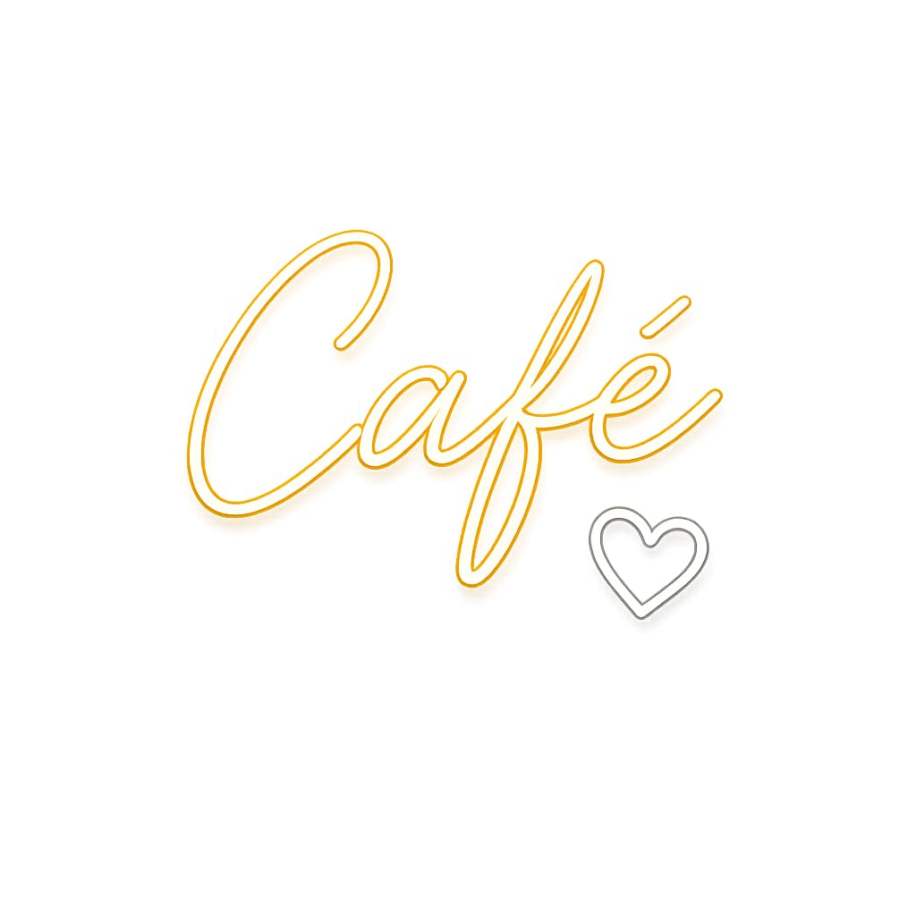 soloLED Letrero CARTE. Café LED NEON brillante Escaparate, Decoración de Pared en Metacrilato transparente, Luz Brillante, aproximadamente 40 cm alimentación 12v
