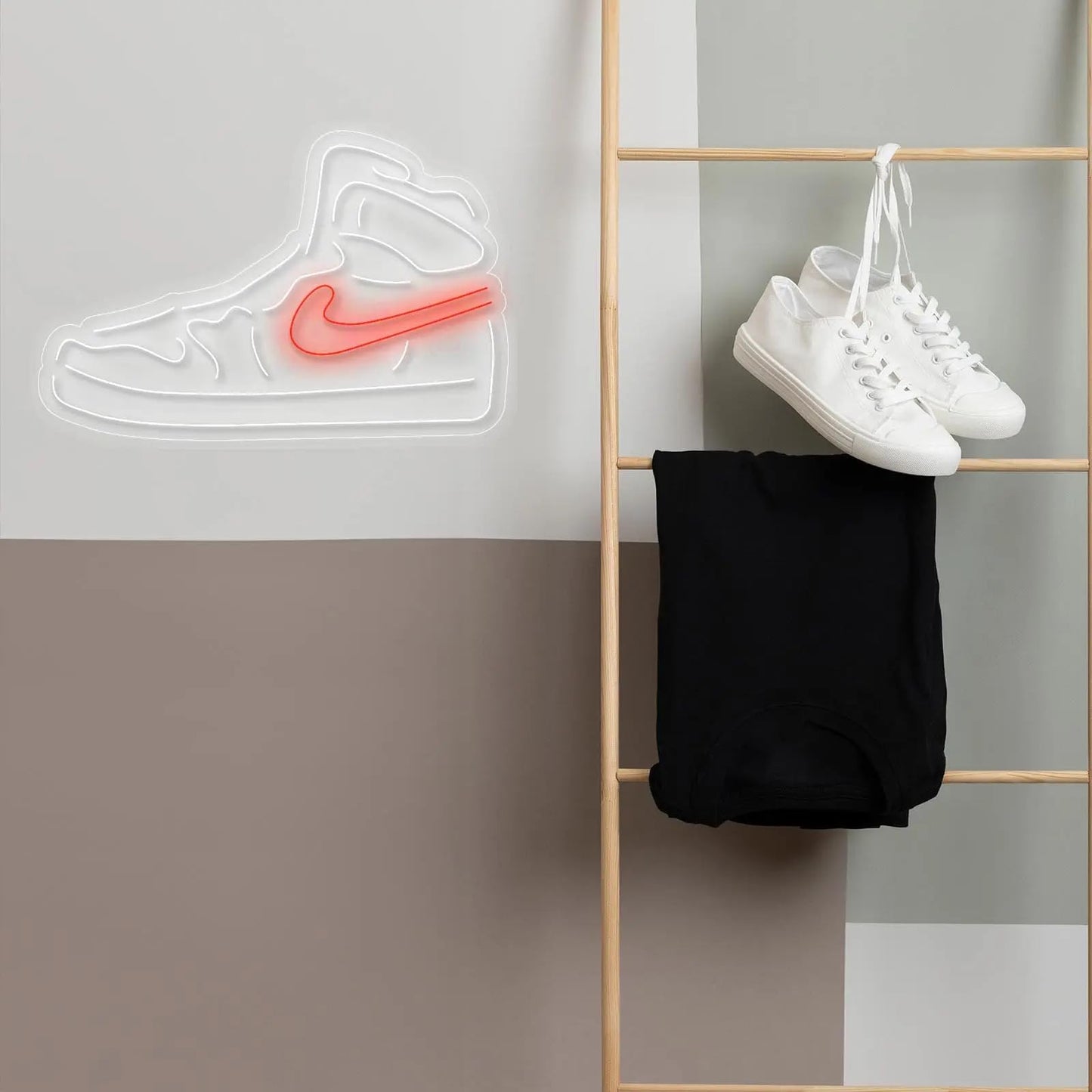 Letrero Neón LED Zapatilla con Metacrilato | soloNEON