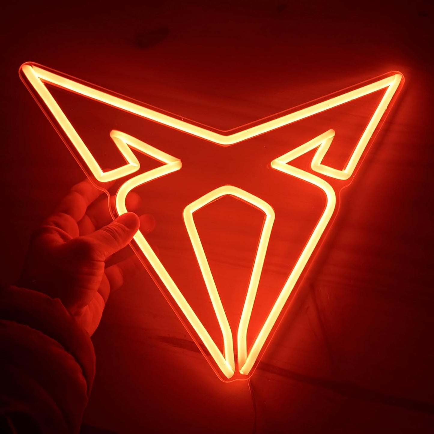 CARTEL Personalizado e inspiración logo coches - Cartel logotipo inspirado con luz neón-led