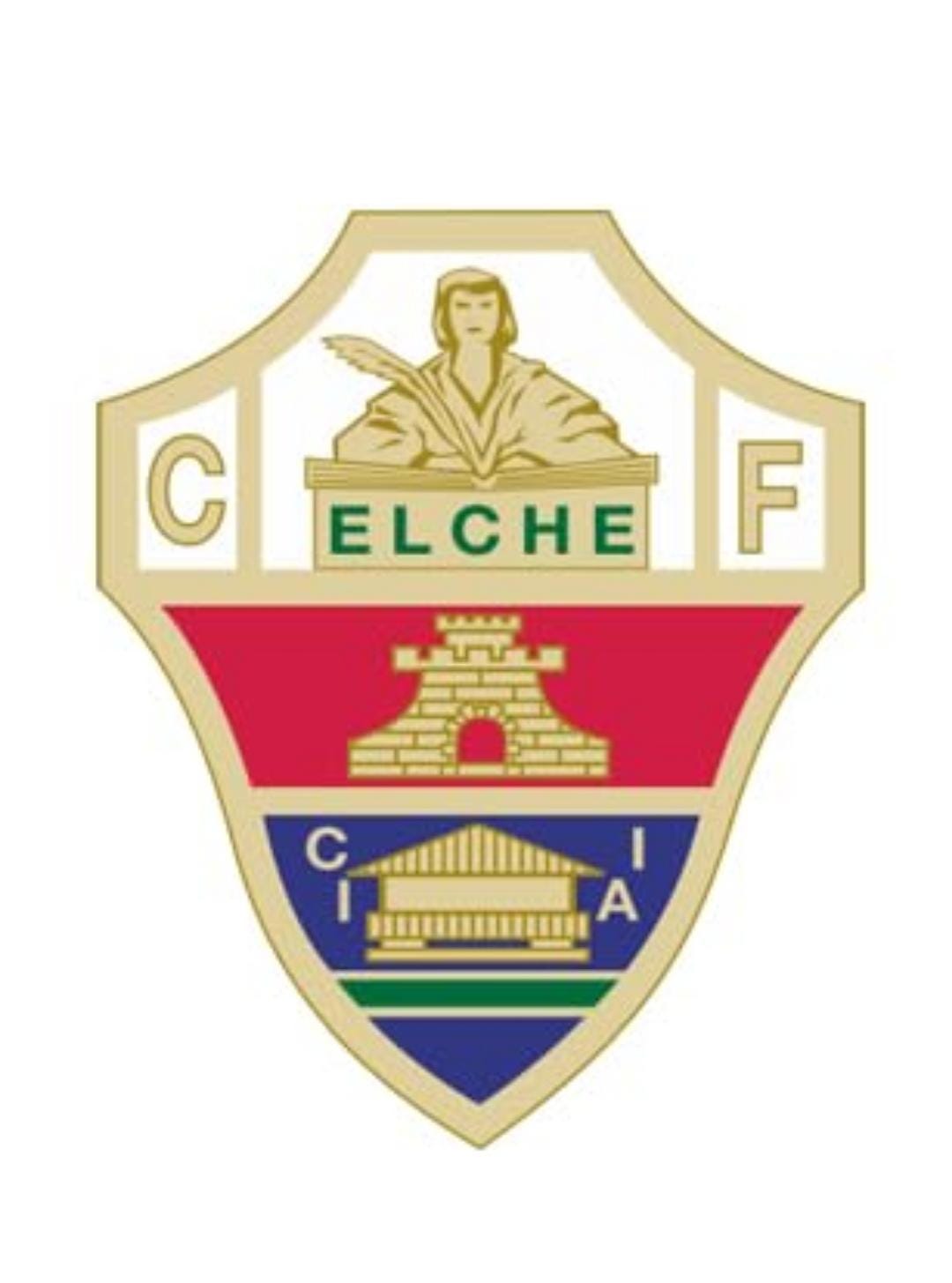 cartel escudo de neón led flex metacrilato y vinilo de Elche de la liga de fútbol,regalo, para pared de un bar