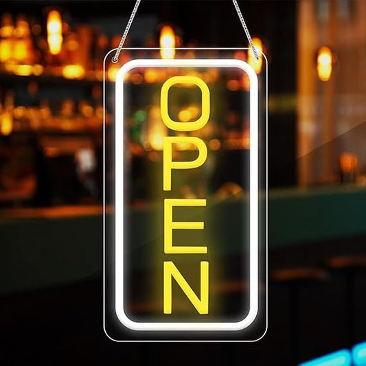 ABIERTO Neón Luz, LED Logotipo de Neón Luminoso Personalizado para Decorar en Fiesta del Hogar Rojo Luces Personalizado para Tiendas Bares Decoración de Paredes 40 x 13 cm alimentacion 12v