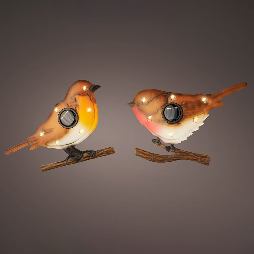 FIGURA LUZ SOLAR PÁJARO SOLAR METALICO 1,2V 894881 COLORES/MODELOS SURTIDOS