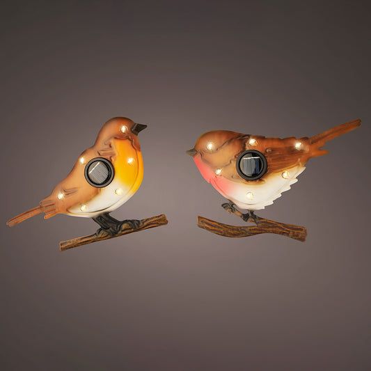 FIGURA LUZ SOLAR PÁJARO SOLAR METALICO 1,2V 894881 COLORES/MODELOS SURTIDOS